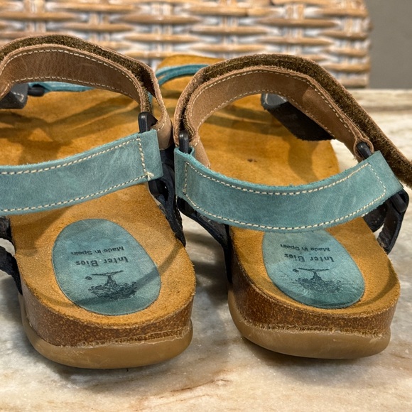 Women's INTER BIOS 5412 leather sandals- Size 40 - Picture 6 of 7